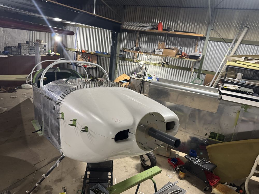 Cowling fitted