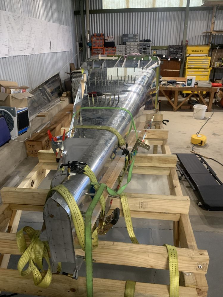 Fuselage on the jig